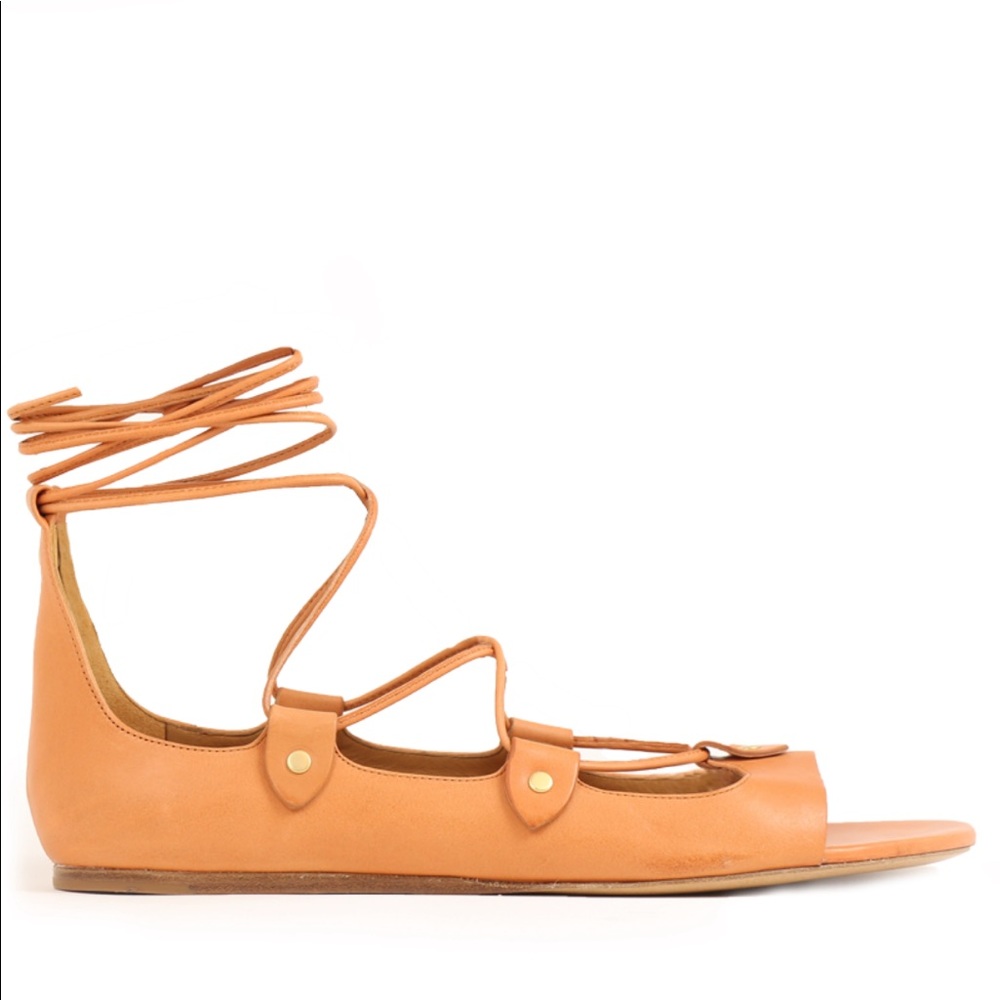 Isabel Marant | Alisa Sandal Sz 35 Amber Yellow